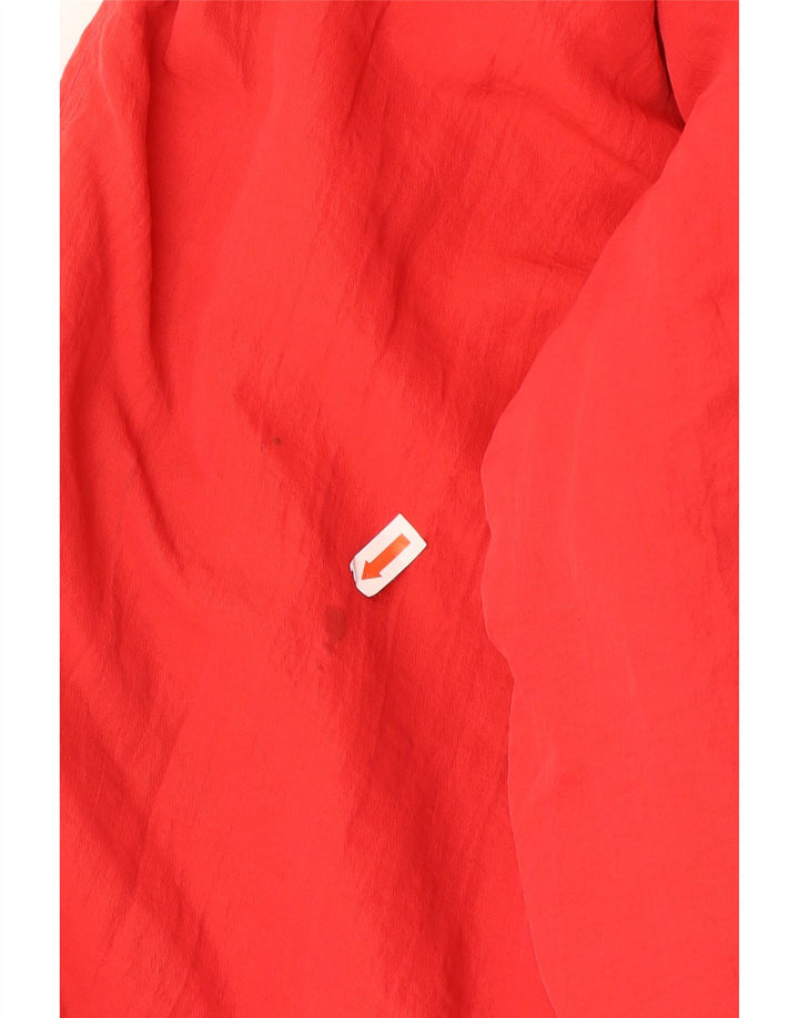 Faciba Damen-Kapuzen-Übergröße, gepolsterte Jacke, EU 42, großes rotes Polyamid