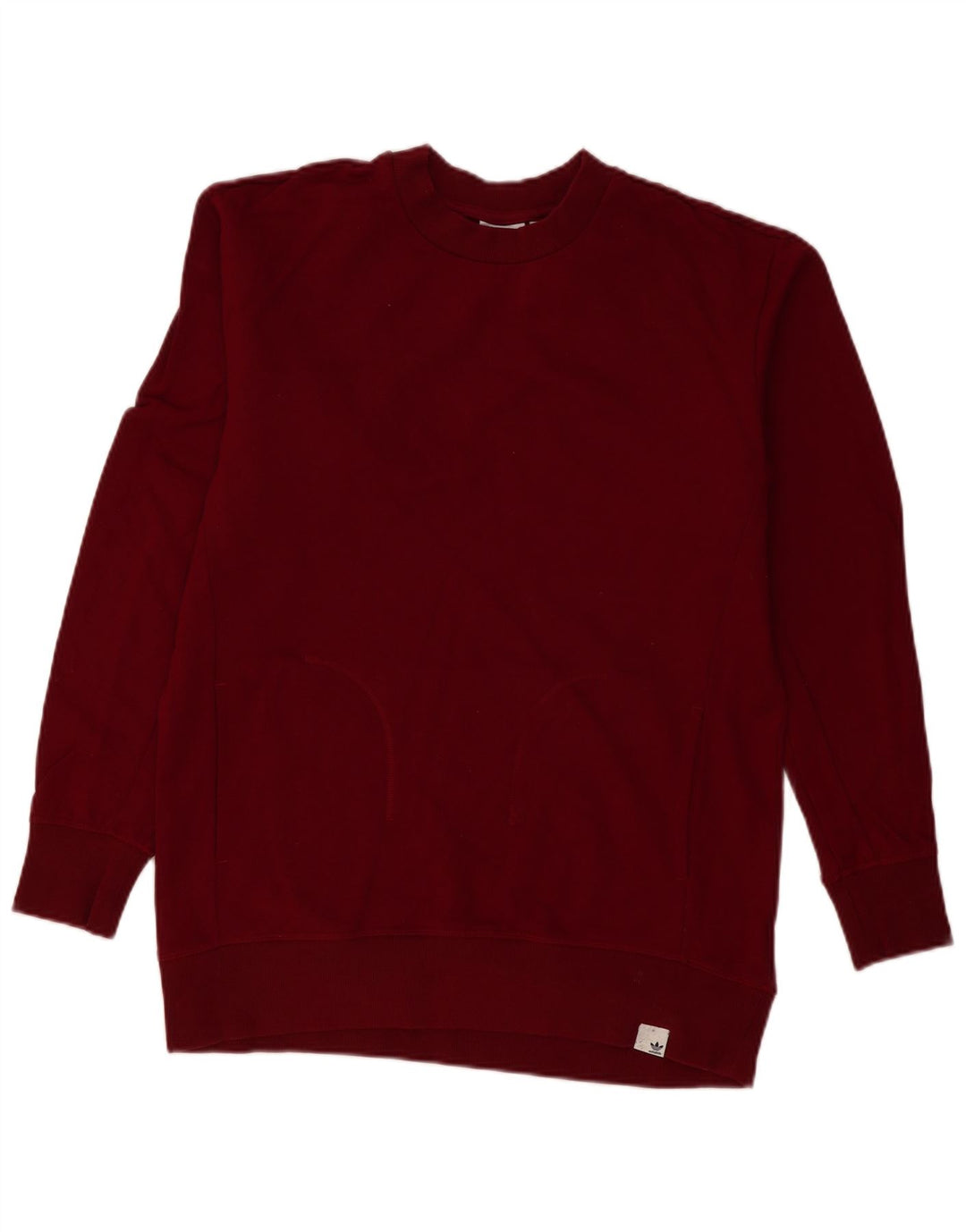 ADIDAS Mens Sweatshirt Jumper Large Red Cotton
