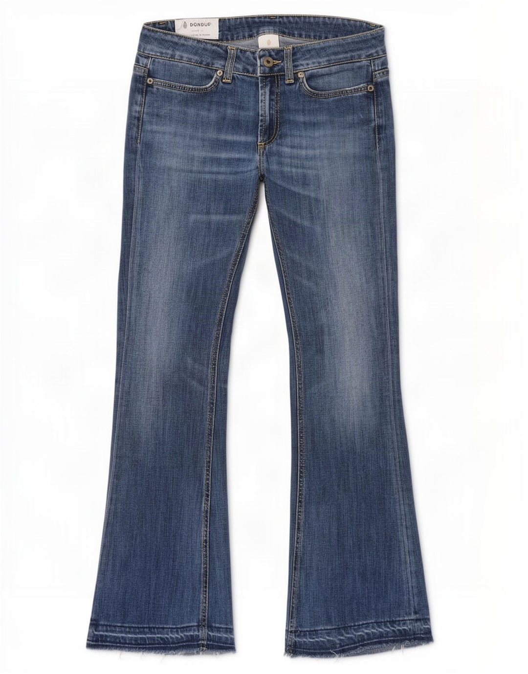 Dondup Damen Schlagjeans W30 L32 Blau