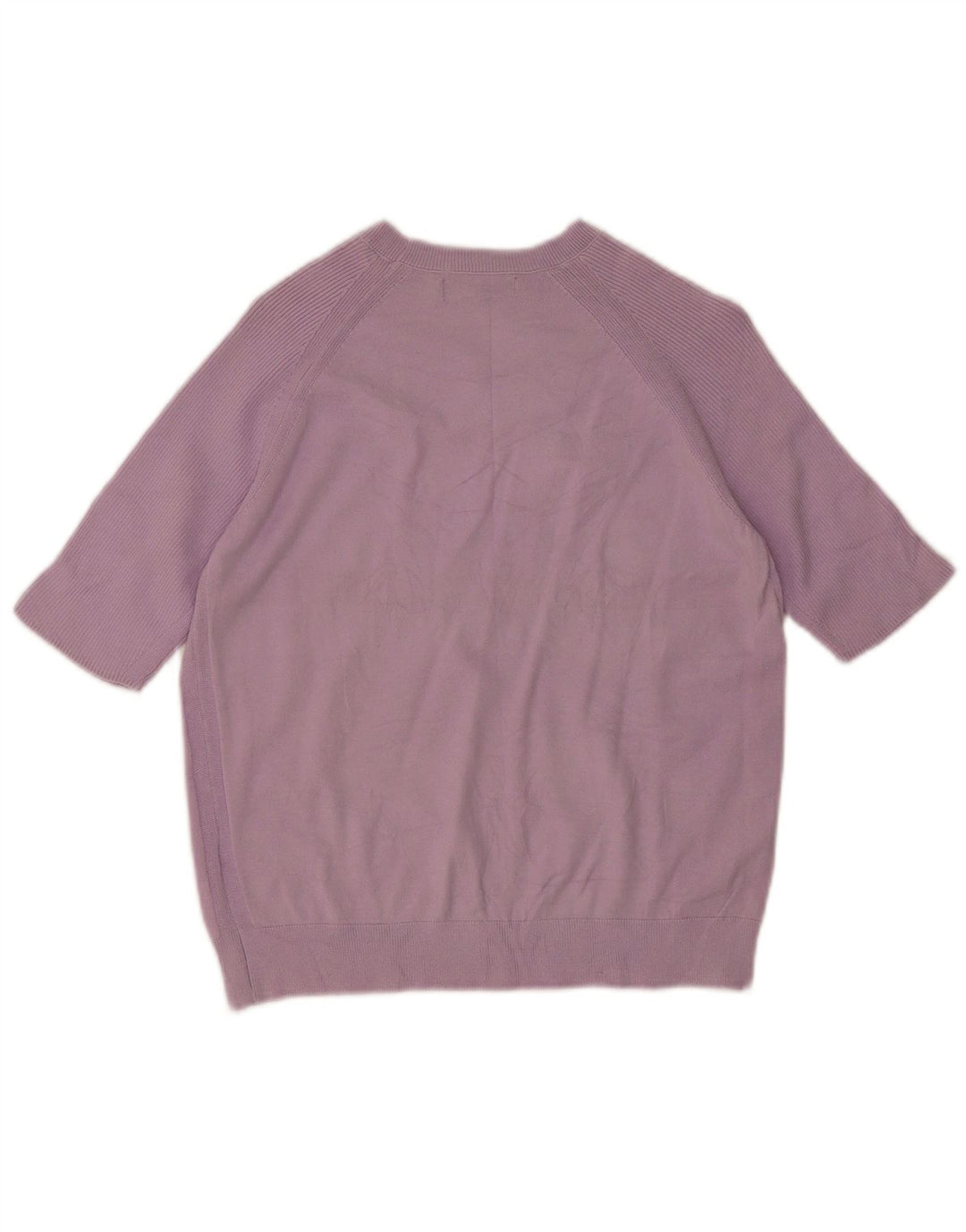 Marks & Spencer Damen-Pullover mit U-Boot-Ausschnitt, UK 12, Mittelviolett