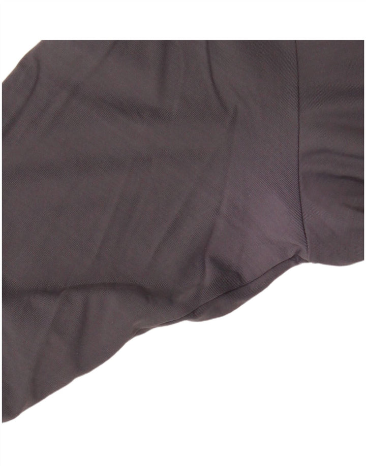 Guess Damen Grafik-T-Shirt-Kleid mit 3/4-Ärmeln, UK 12, Mittelgrau, Polyamid