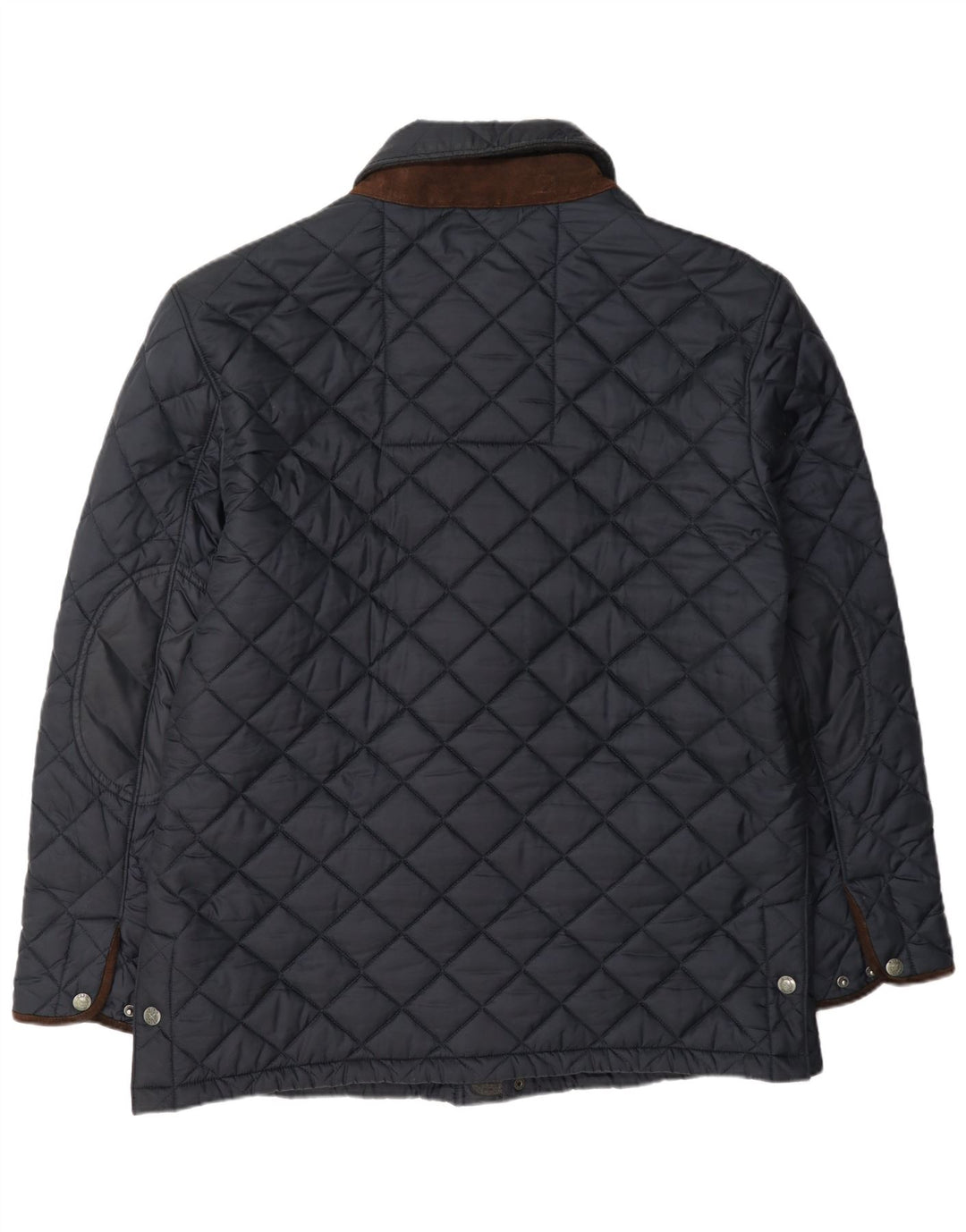 Crew Clothing Herren Steppjacke UK 44 2XL Marineblaues Nylon
