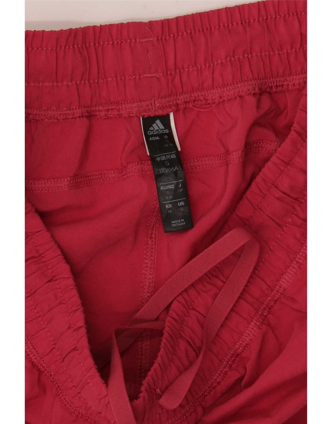 Adidas Damen Sportshorts UK 10 Small Rosa Polyester