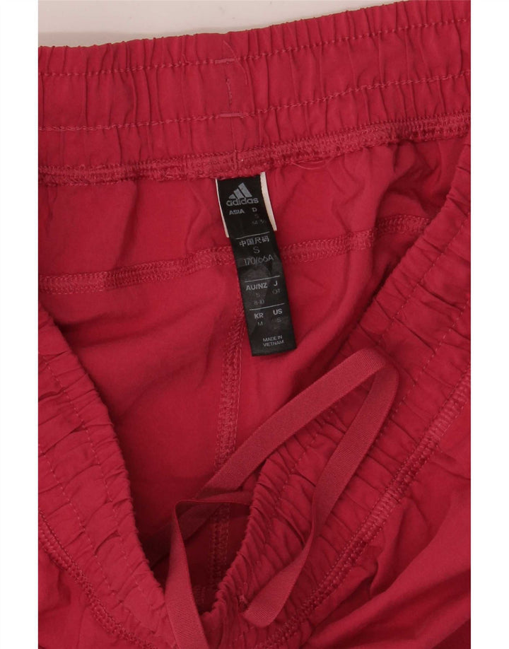 Adidas Damen Sportshorts UK 10 Small Rosa Polyester