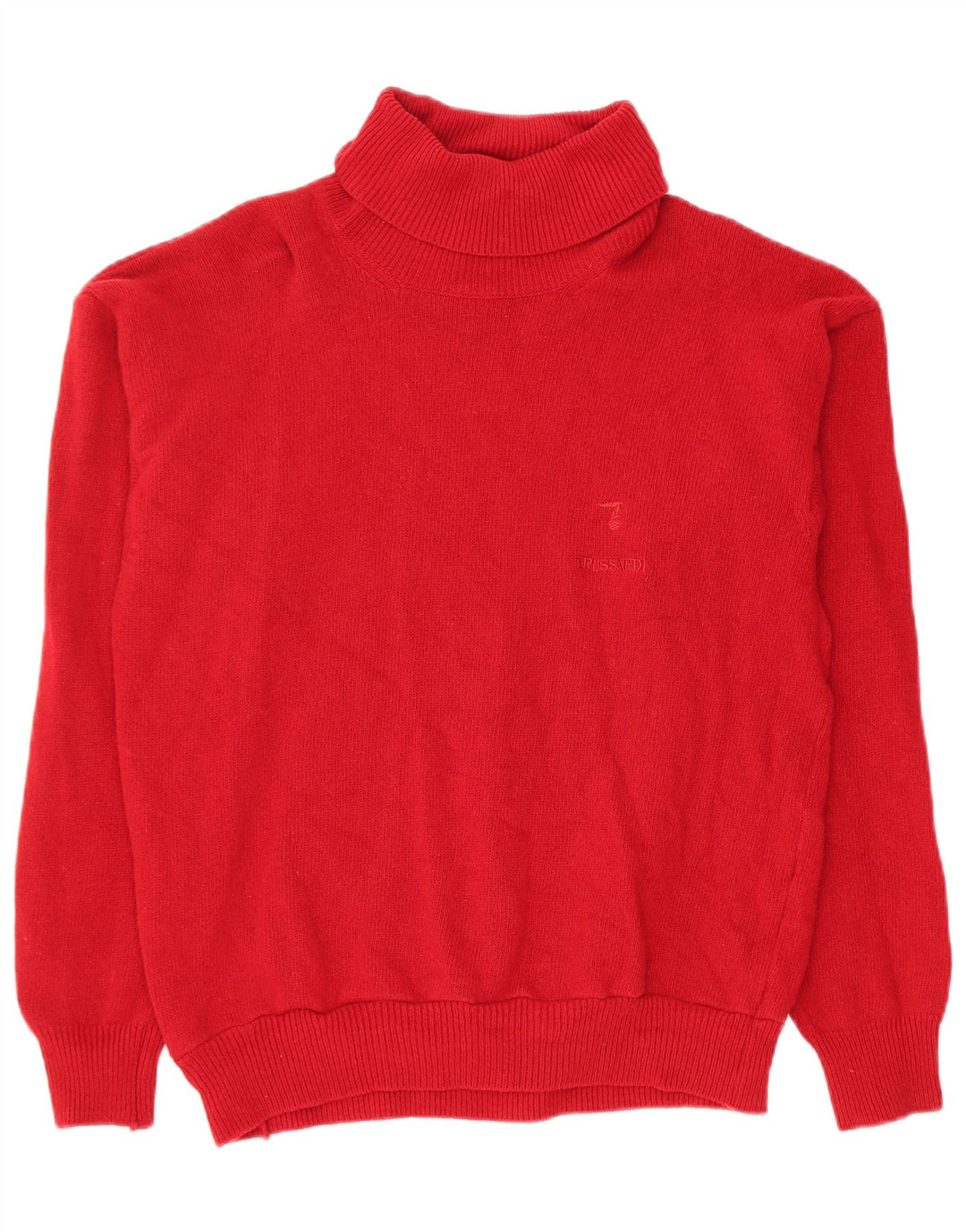 Trussardi Rollkragenpullover für Damen, Gr. 12, mittelrot
