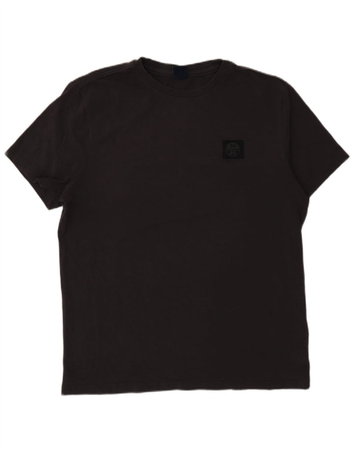 North Sails Herren-Poloshirt XL aus grauer Baumwolle