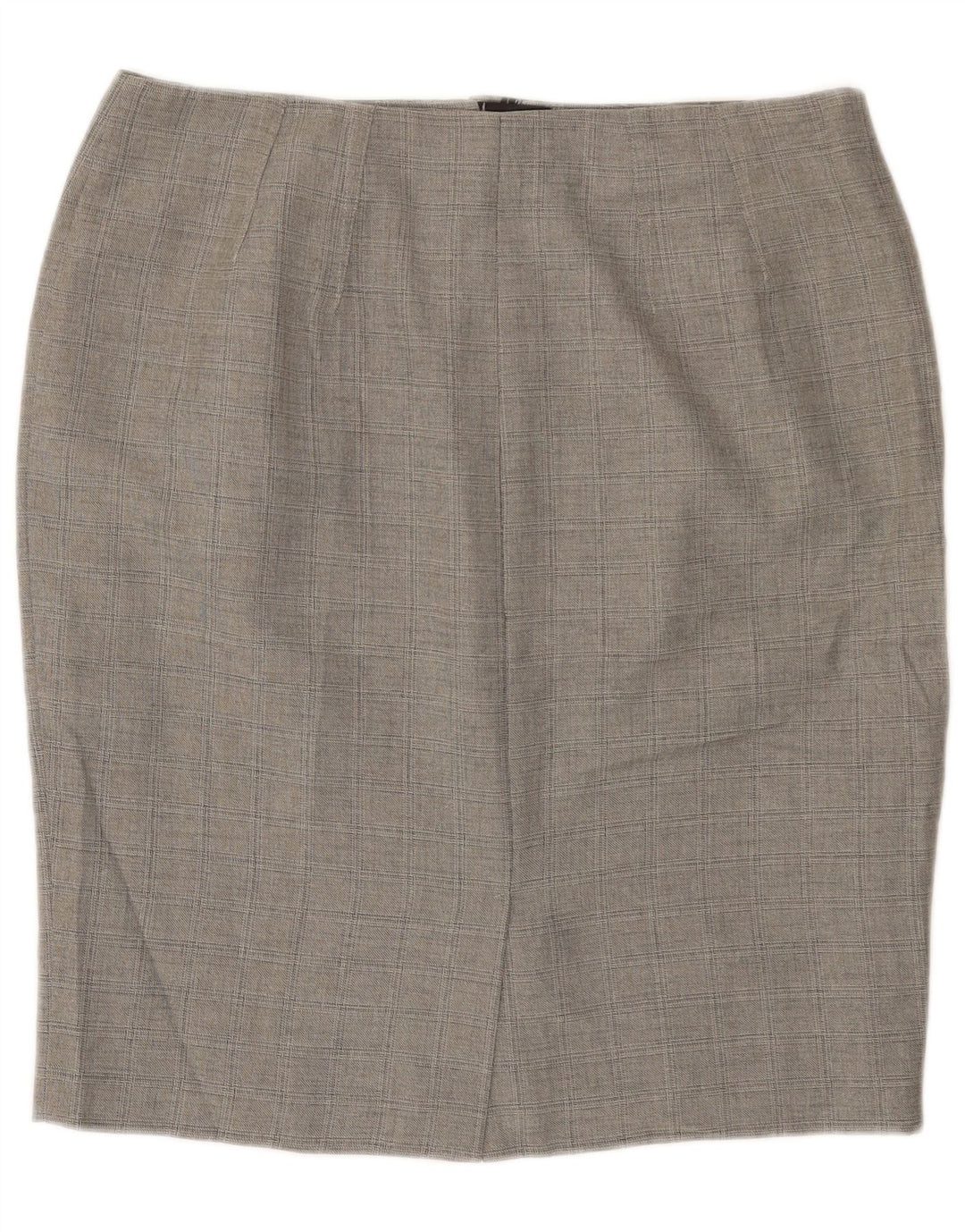 Marks & Spencer Damen Bleistiftrock UK 16 Large W36 Grau Polyester