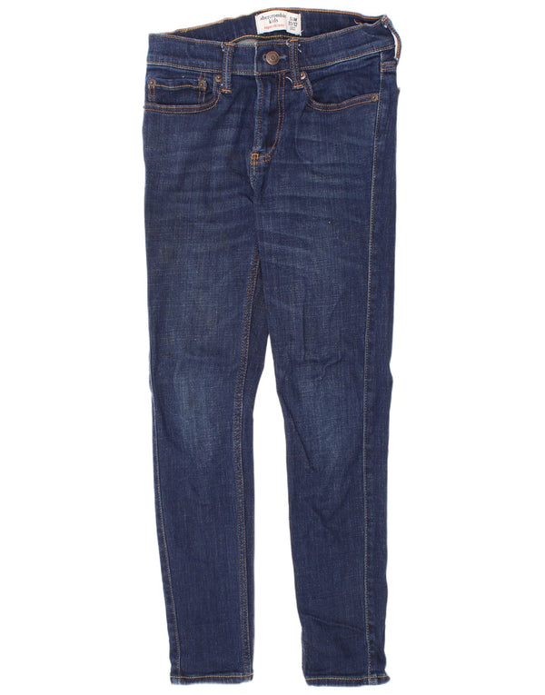 Abercrombie & Fitch Slim Skinny Jeans für Jungen, 11–12 Jahre, W24 L25, Marineblau