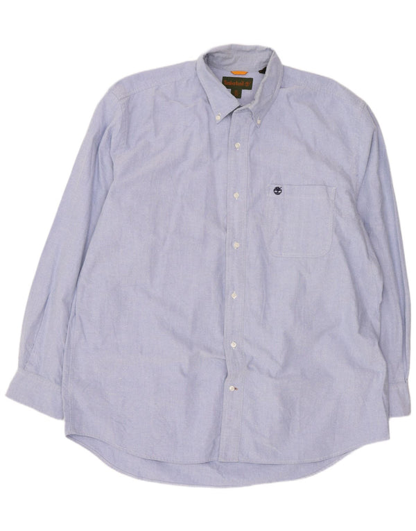 Timberland Mens Shirt XL Blue Cotton