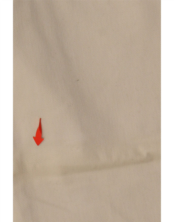 ARIZONA Damen-Freizeithose mit hoher Taille, konisch zulaufend, W28, L28, Beige, Baumwolle