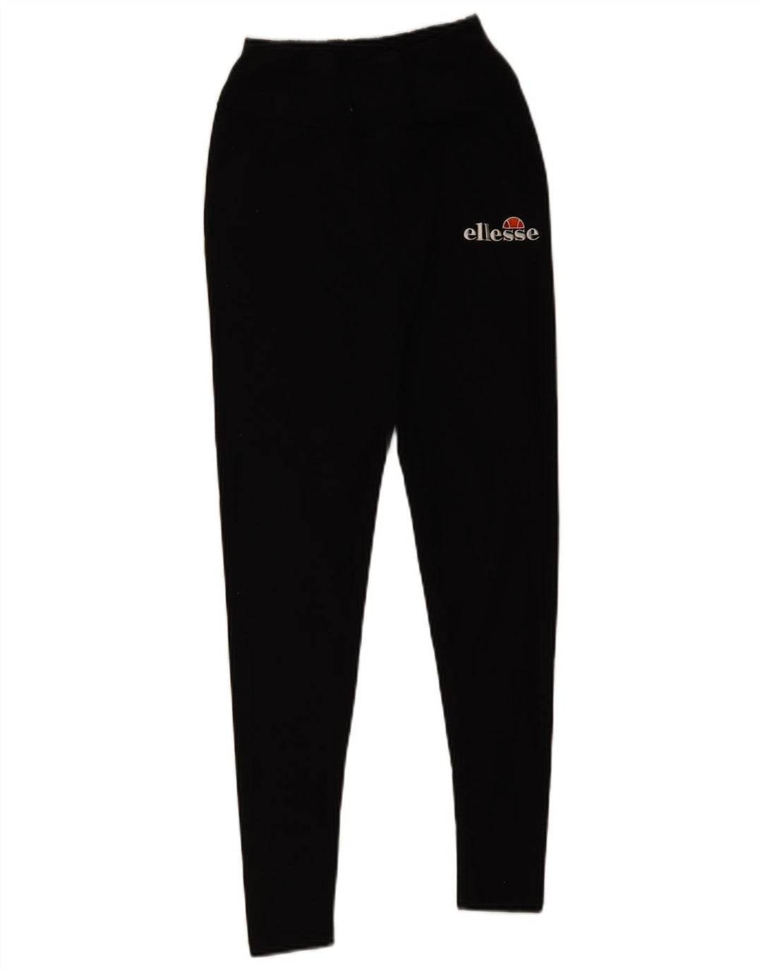 Ellesse Womens Graphic Leggings UK 10 Small Schwarz Baumwolle