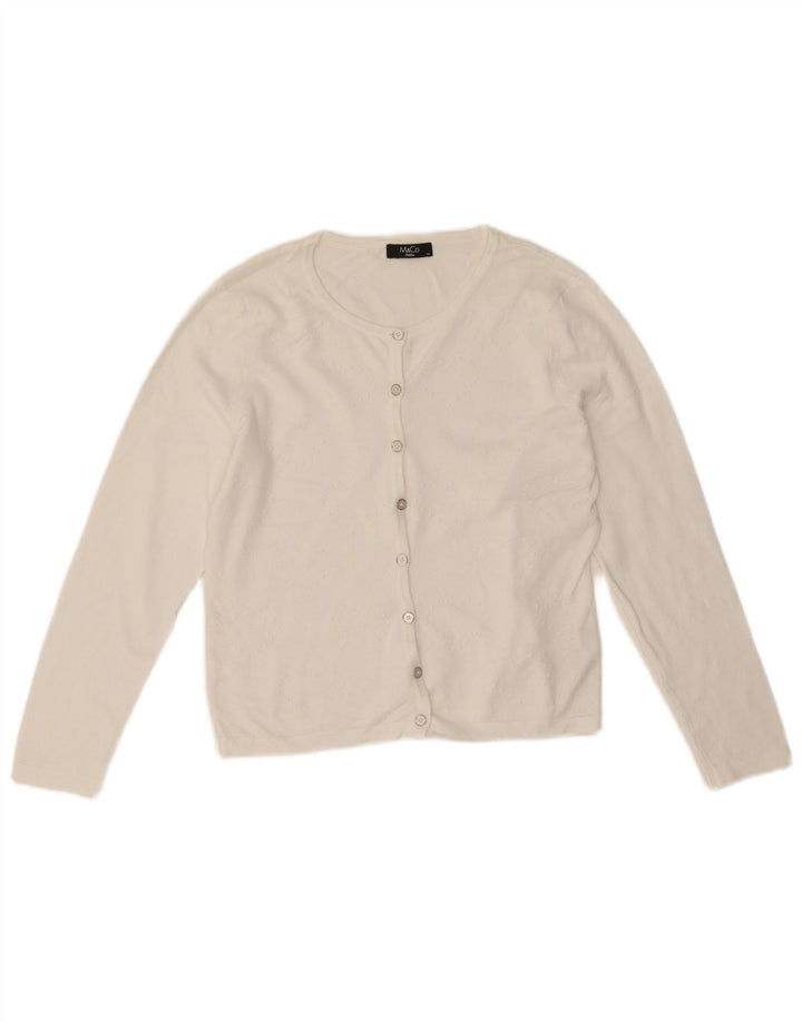 M&Co Womens Petite Bolero Pullover UK 14 Mittelweiße Viskose