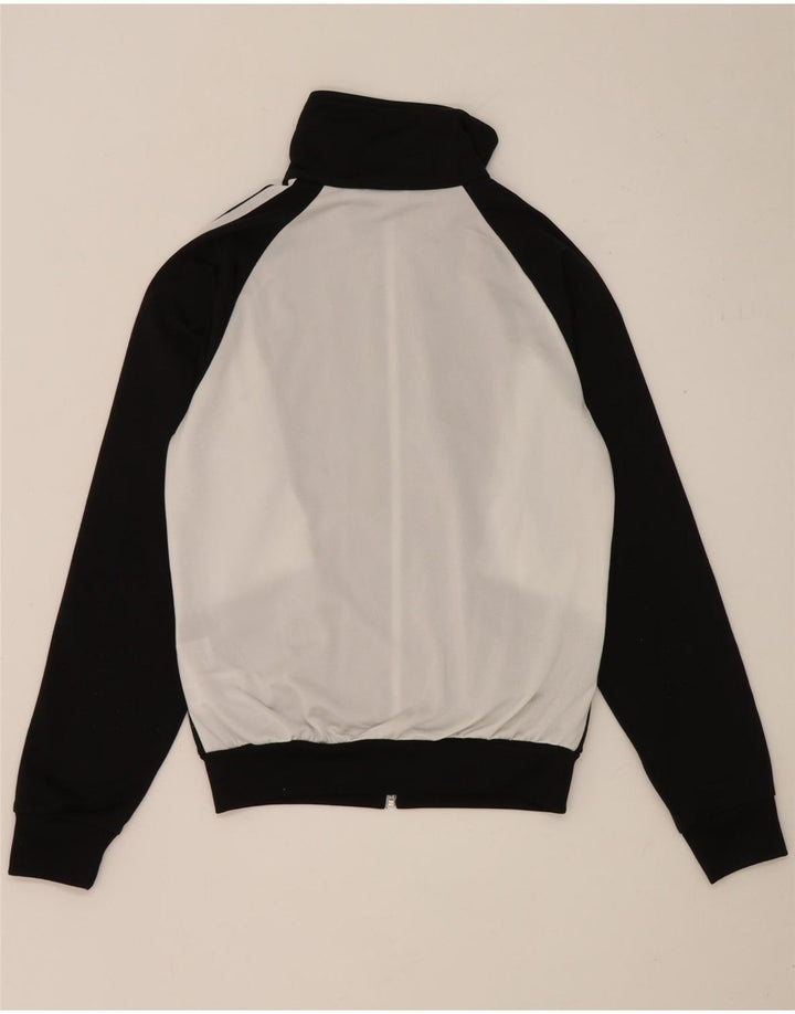 Adidas Damen-Trainingsanzug-Top-Jacke, UK 10, Größe S, Schwarz, Colourblock-Polyester