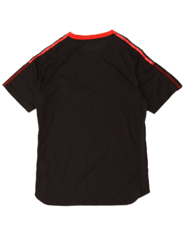 Adidas Herren Manchester United Graphic T-Shirt Top XL Schwarz Polyester