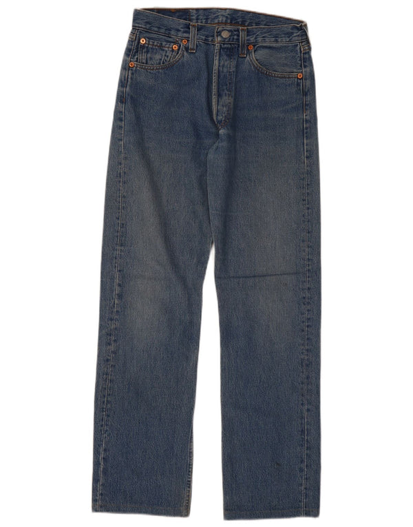 Levi's Damen 501 Straight Jeans W29 L30 Blau