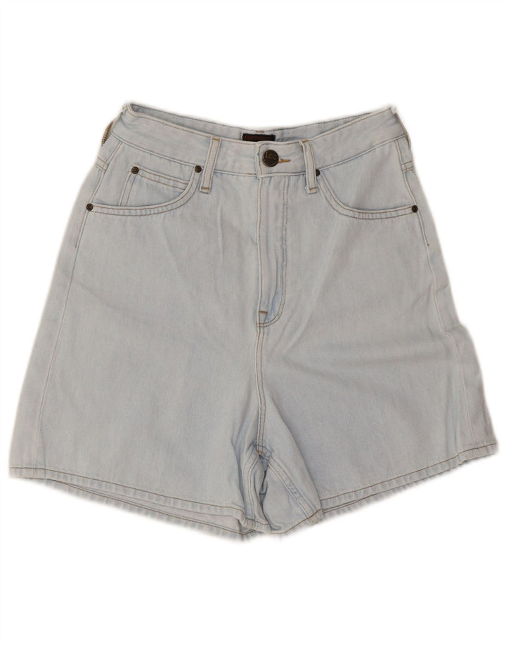 Lee Womens Stella Denim Shorts W26 Small Blaue Baumwolle