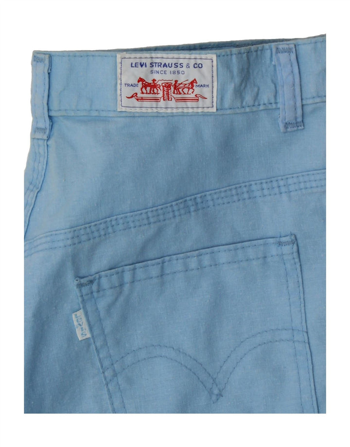LEVI'S Womens Straight Casual Trousers W28 L32 Blue Vintage Levi's and Second-Hand Levi's from Messina Hembry 