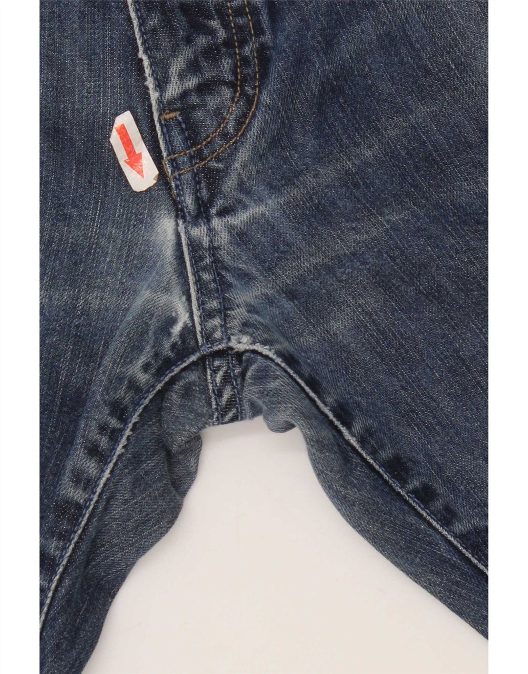 Massimo Dutti Herren-Capri-Jeans, EU 42, groß, W32, L20, blaue Baumwolle