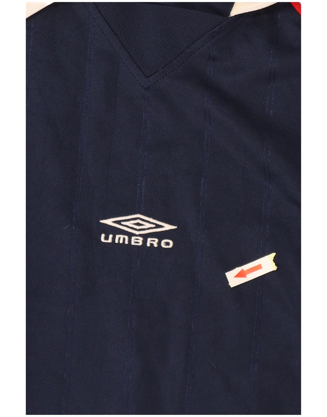 Umbro Herren-Poloshirt XL, Marineblau, Colourblock-Polyester