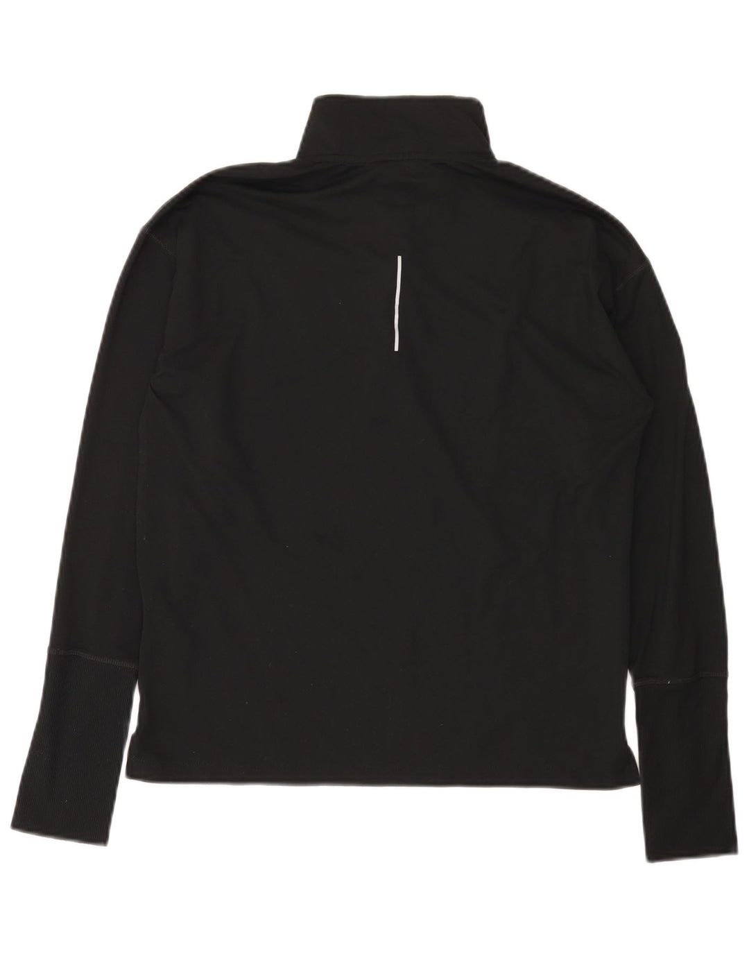 Nike Herren-Laufoberteil mit Reißverschluss, langärmelig, Größe S, Schwarz, Polyester