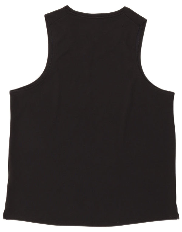 Nike Damen Dri Fit Weste Top UK 16 Large Schwarz Polyester
