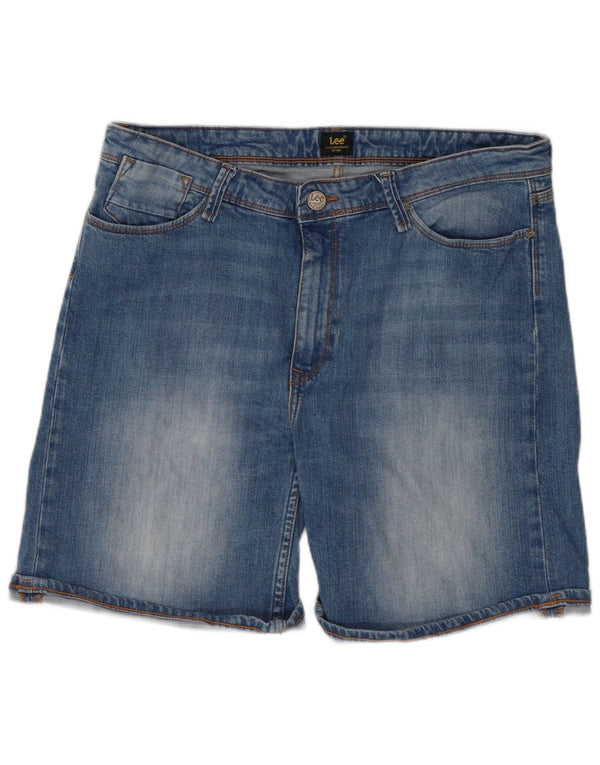 Lee Damen Boyfriend-Shorts aus Denim, Größe W32, Größe L, Blau, Baumwolle