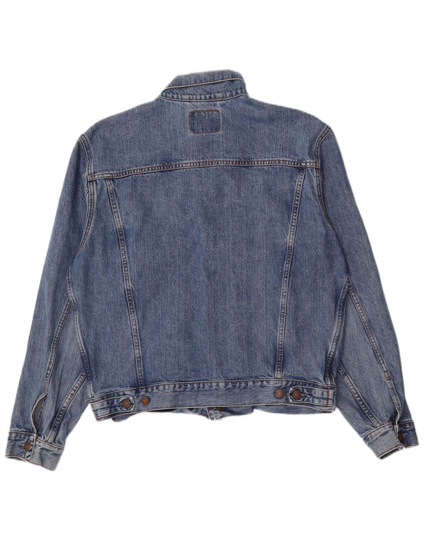 Colorado Mens Denim Jacket UK 42 XL Blue Cotton