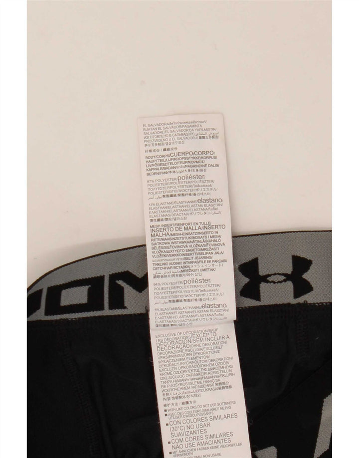 Under Armour Herren Cold Gear Grafik-Leggings, großes schwarzes Polyester