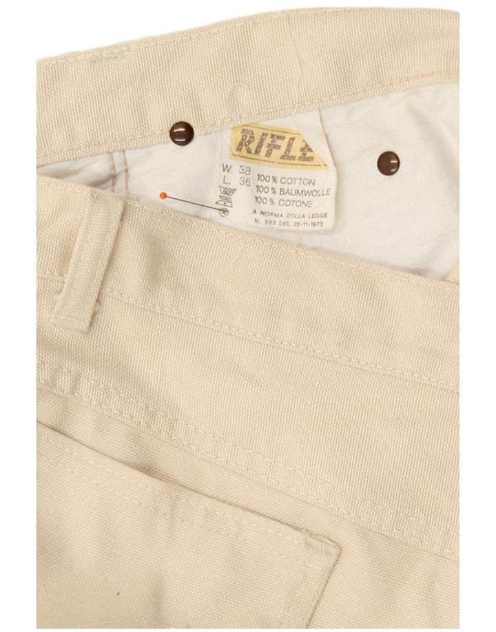 Rifle Herren Bootcut Jeans W38 L36 Off White Baumwolle