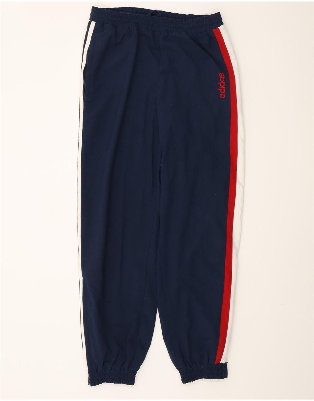 ADIDAS Herren-Trainingshose, Jogginghose, mittelgroß, Marineblau, Farbblock