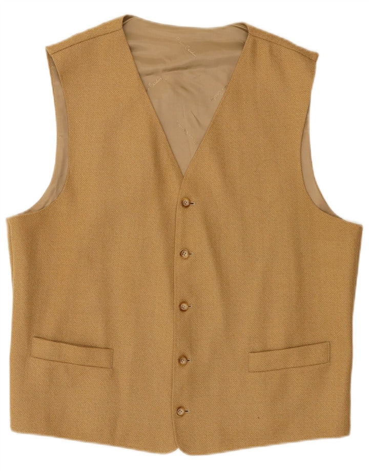 Pierre Cardin Herrenweste IT 48 Mittelbraune Wolle