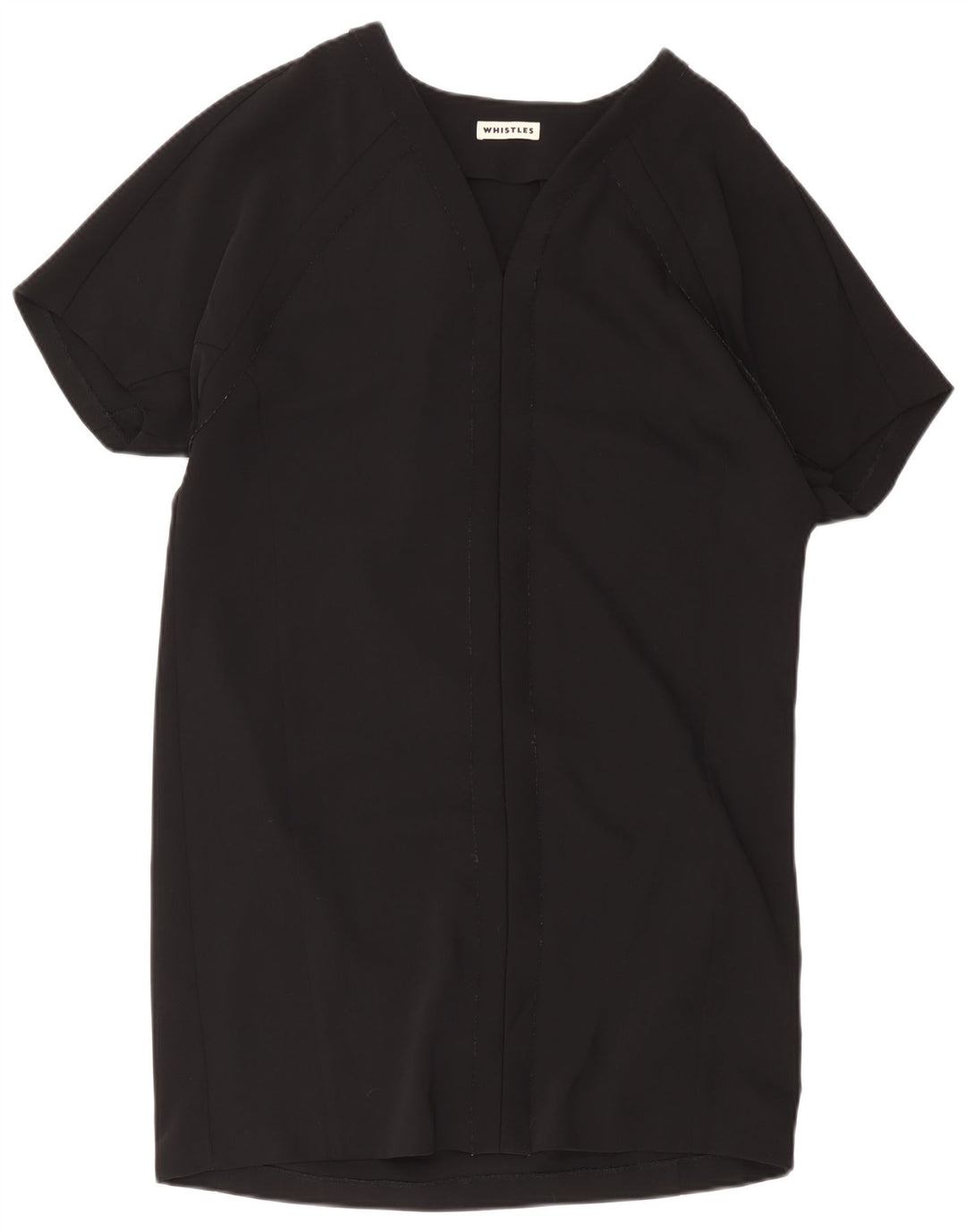 Whistles Damen-Overall-Etuikleid, UK-Größe 12, Mittelschwarz, Polyester