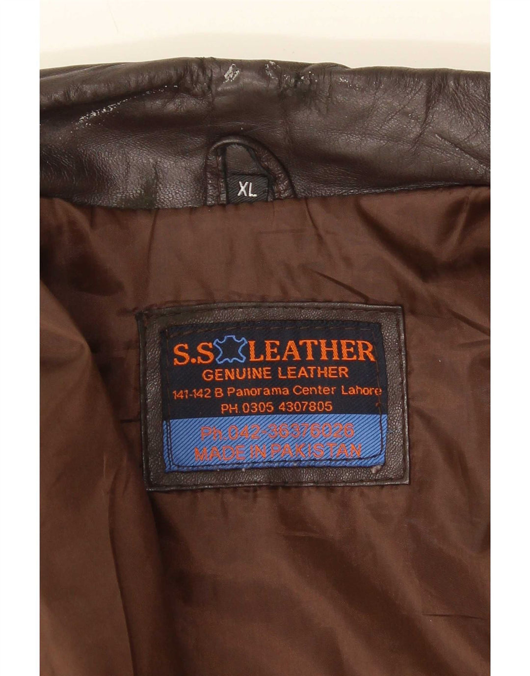 Vintage Herren Lederjacke UK 42 XL Braun