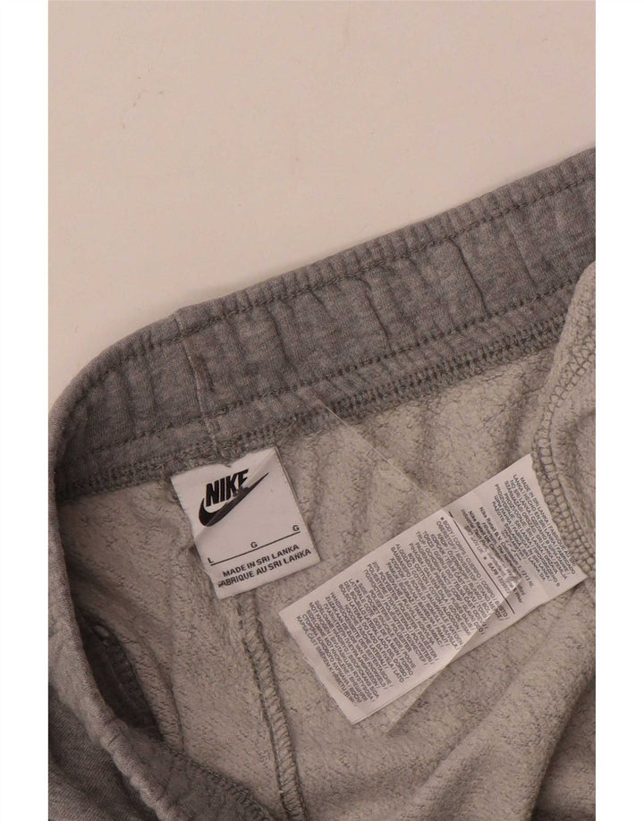 Nike Herren-Trainingshose, Jogginghose, groß, graue Baumwolle