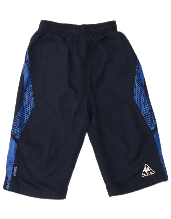 Le Coq Sportif Sportshorts für Jungen, 9–10 Jahre, Marineblau, Farbblock-Sport