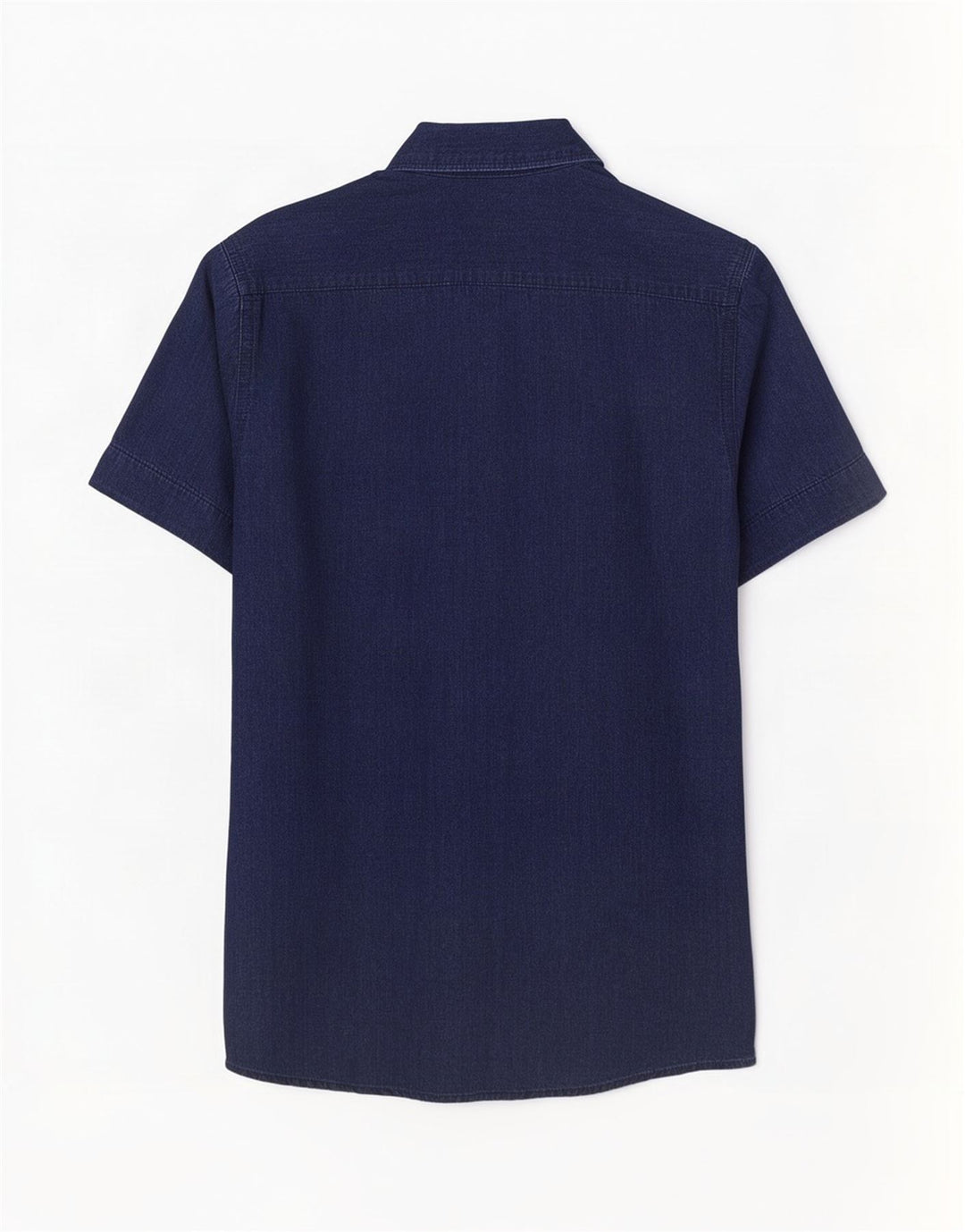 G-Star Herren-Kurzarmhemd aus Baumwolle in mittlerem Marineblau