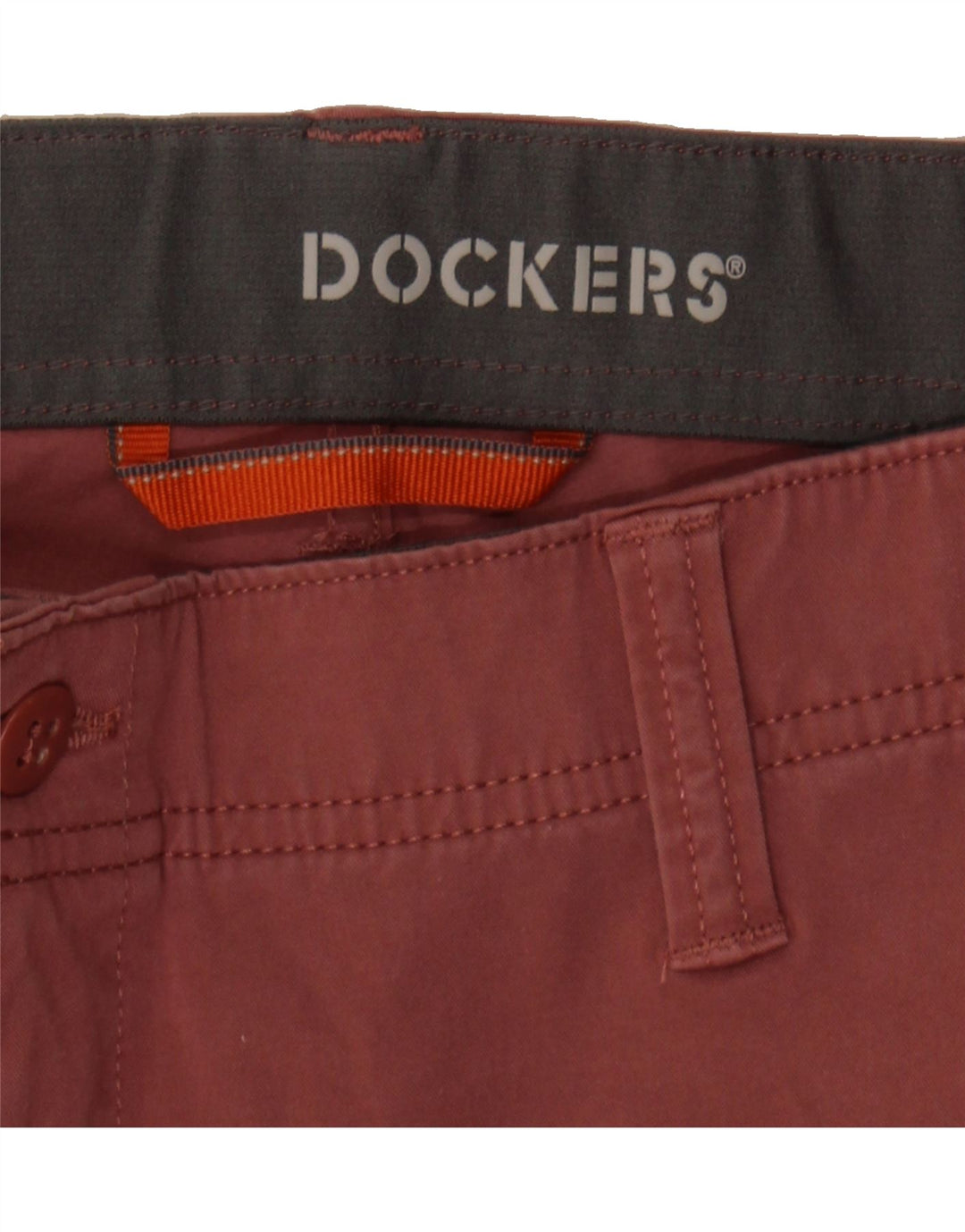 DOCKERS Mens Chino Shorts W42 2XL Maroon Cotton Vintage Dockers and Second-Hand Dockers from Messina Hembry 