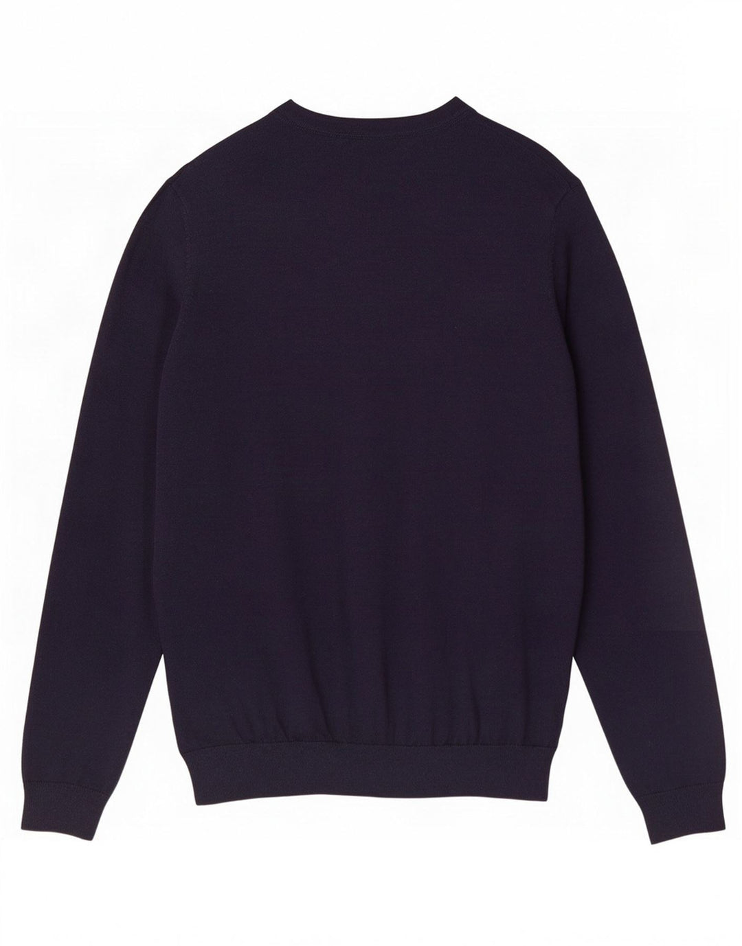 Marks & Spencer Herren-Pullover mit U-Boot-Ausschnitt, mittelmarineblaue Merinowolle