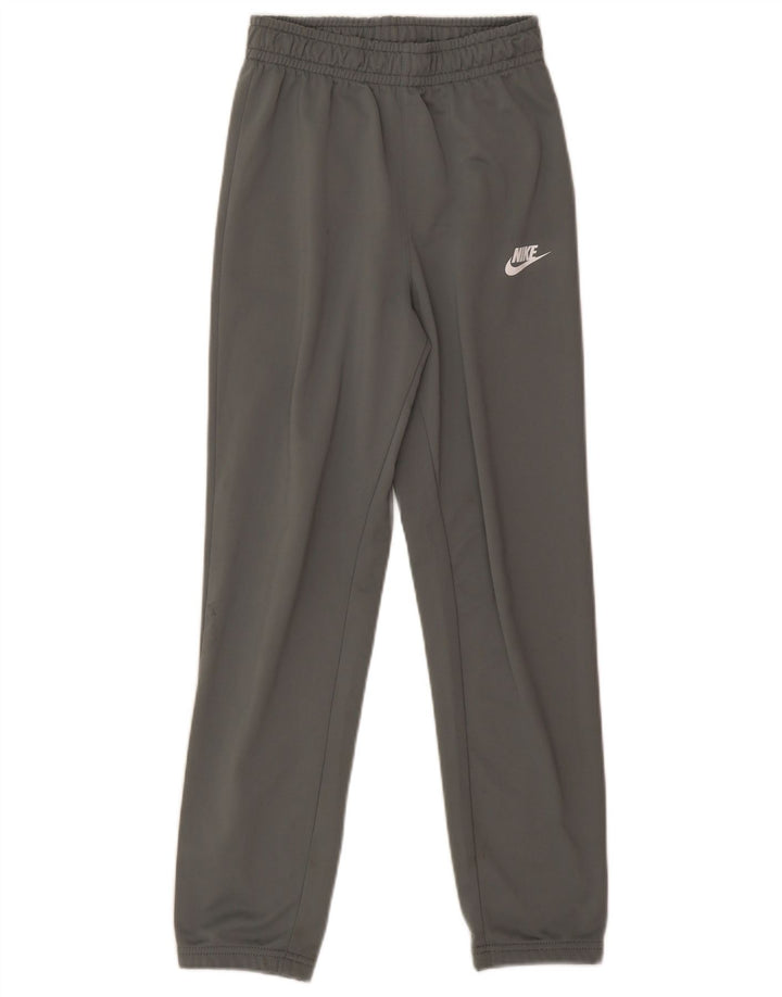 Nike Jungen-Trainingshose, Jogginghose, 12–13 Jahre, Größe L, Grau, Polyester