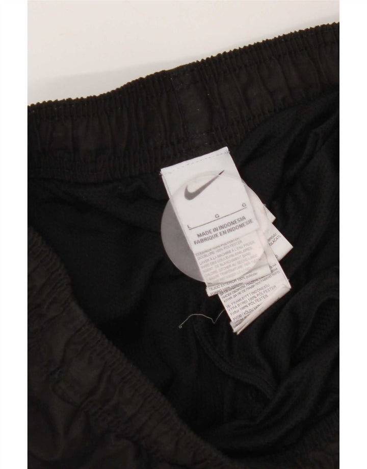 Nike Herren-Sportshorts, groß, aus schwarzem Polyester