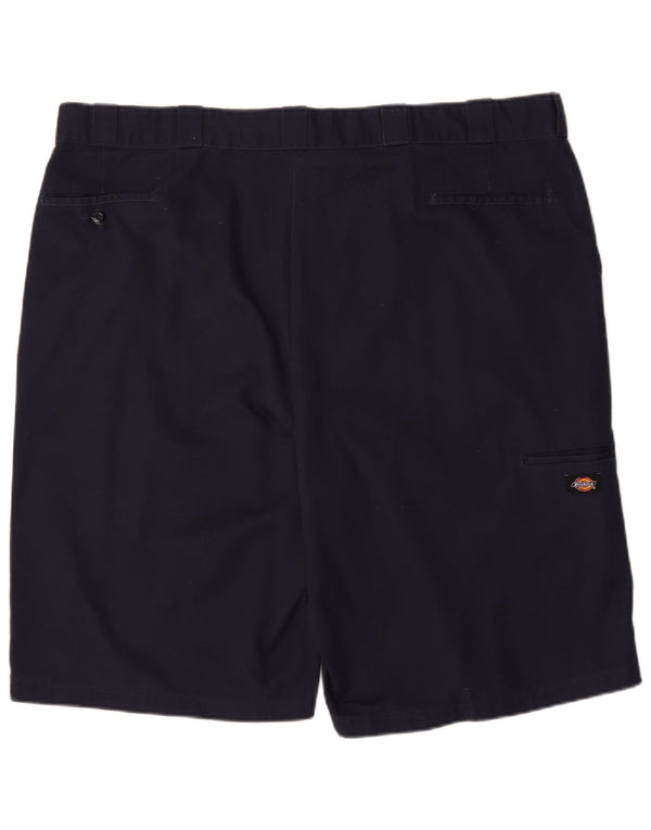 Dickies Mens Loose Fit Chino Shorts W48 4XL Navy Blue Cotton