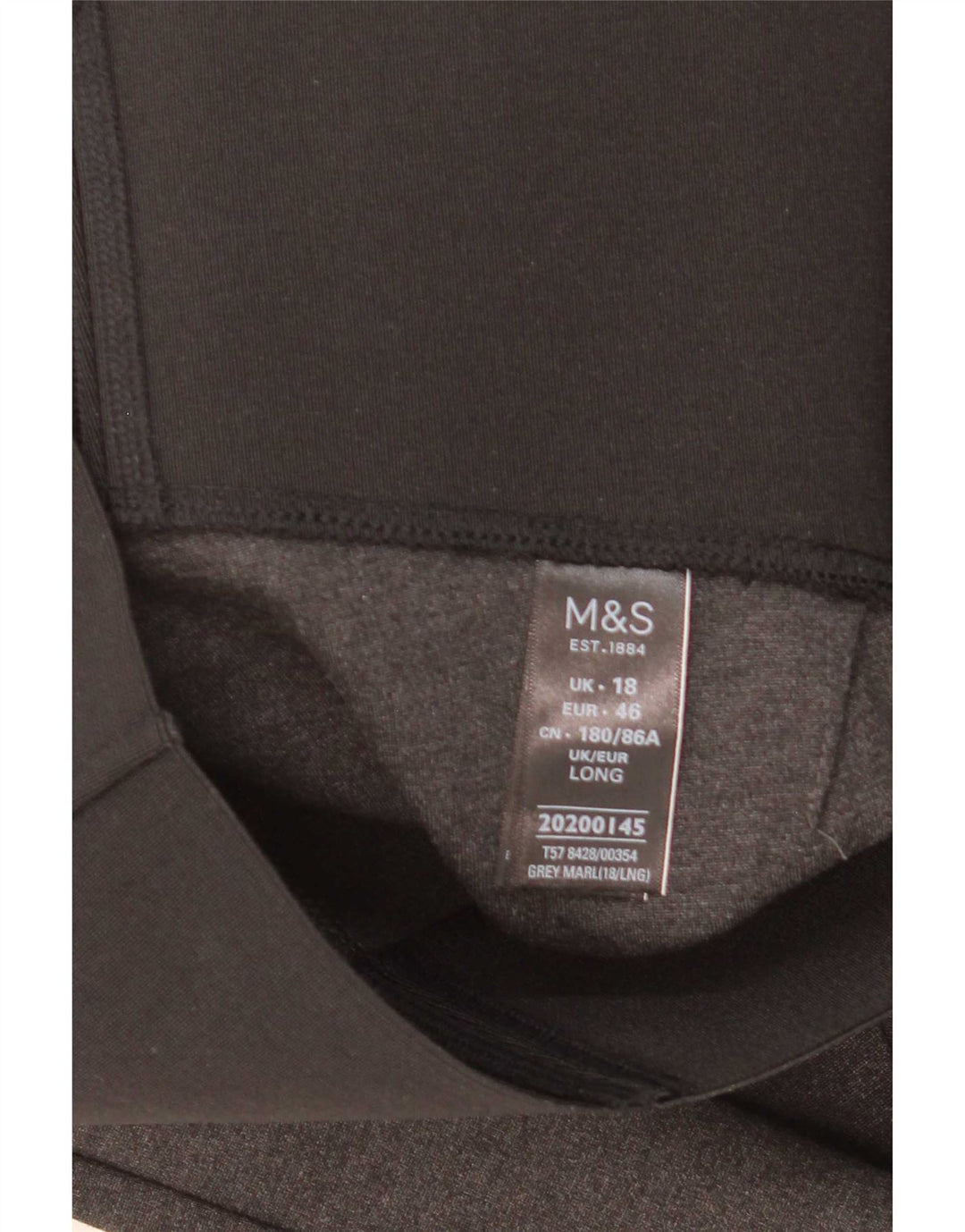 Marks & Spencer Damen Leggings UK 18 XL Graue Colourblock-Viskose