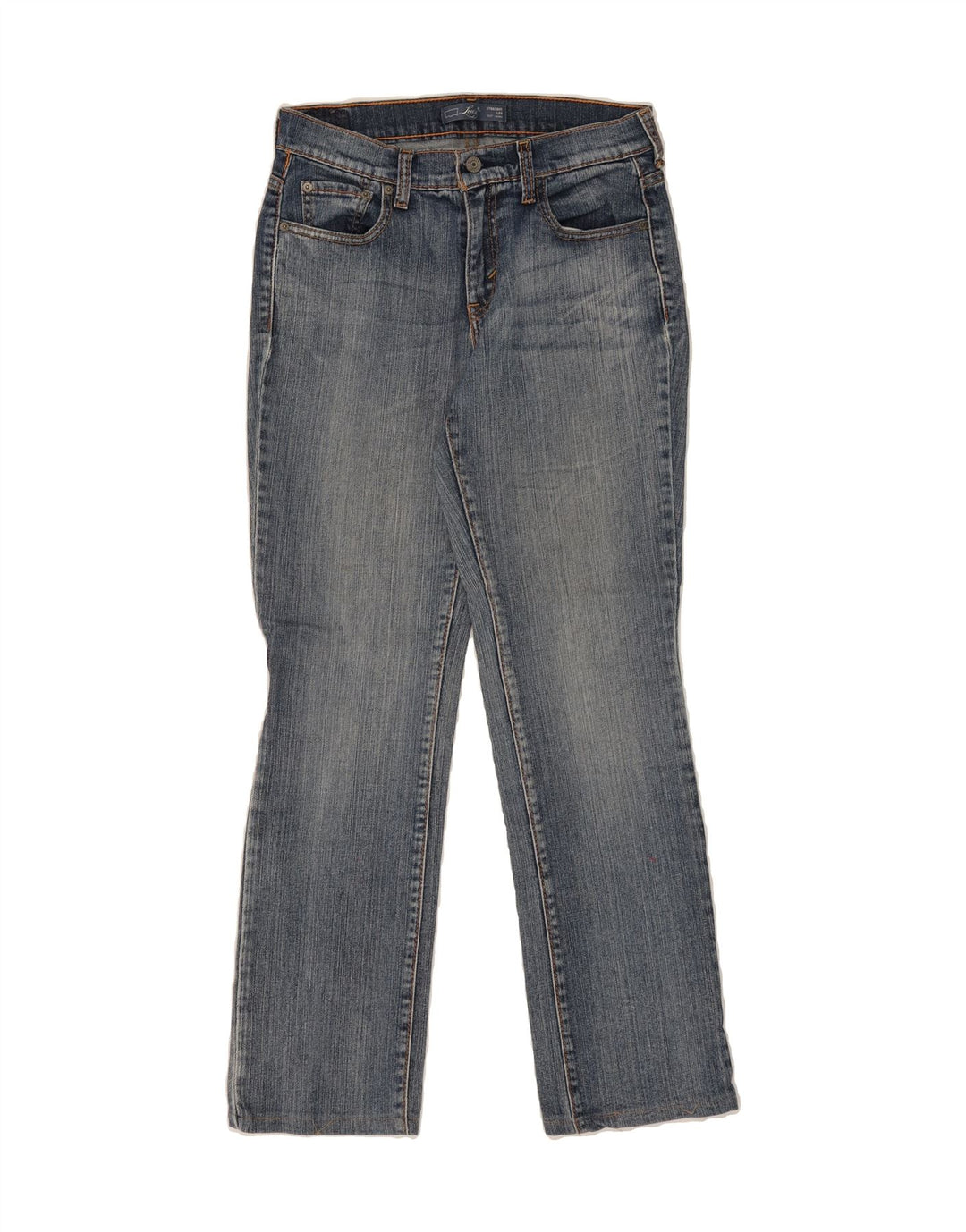 LEVI'S Womens Straight Jeans US 4 Small W27 L28 Blue Cotton Vintage Levi's and Second-Hand Levi's from Messina Hembry 