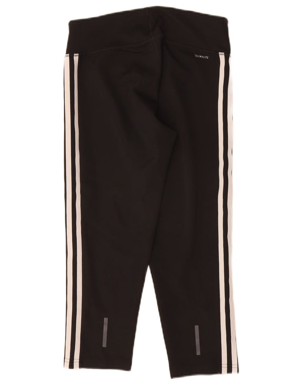 Adidas Damen Climalite Capri Leggings UK 8/10 Small Schwarz