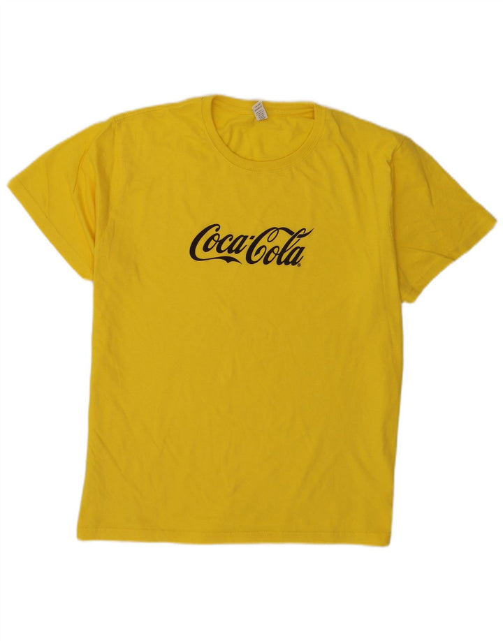 Roly Herren Grafik T-Shirt Top XL Gelb Baumwolle