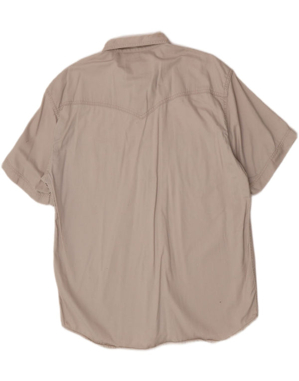 Wrangler Herren Western-Kurzarmhemd XL Beige