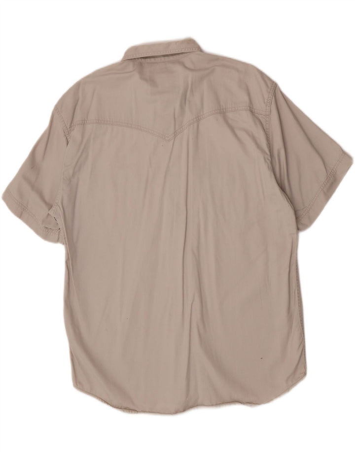 Wrangler Herren Western-Kurzarmhemd XL Beige