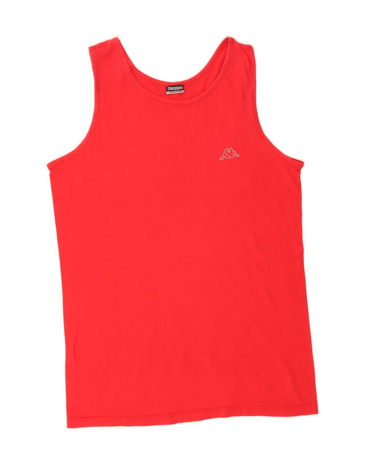 KAPPA Damen Weste Top UK 14 Mittelrot