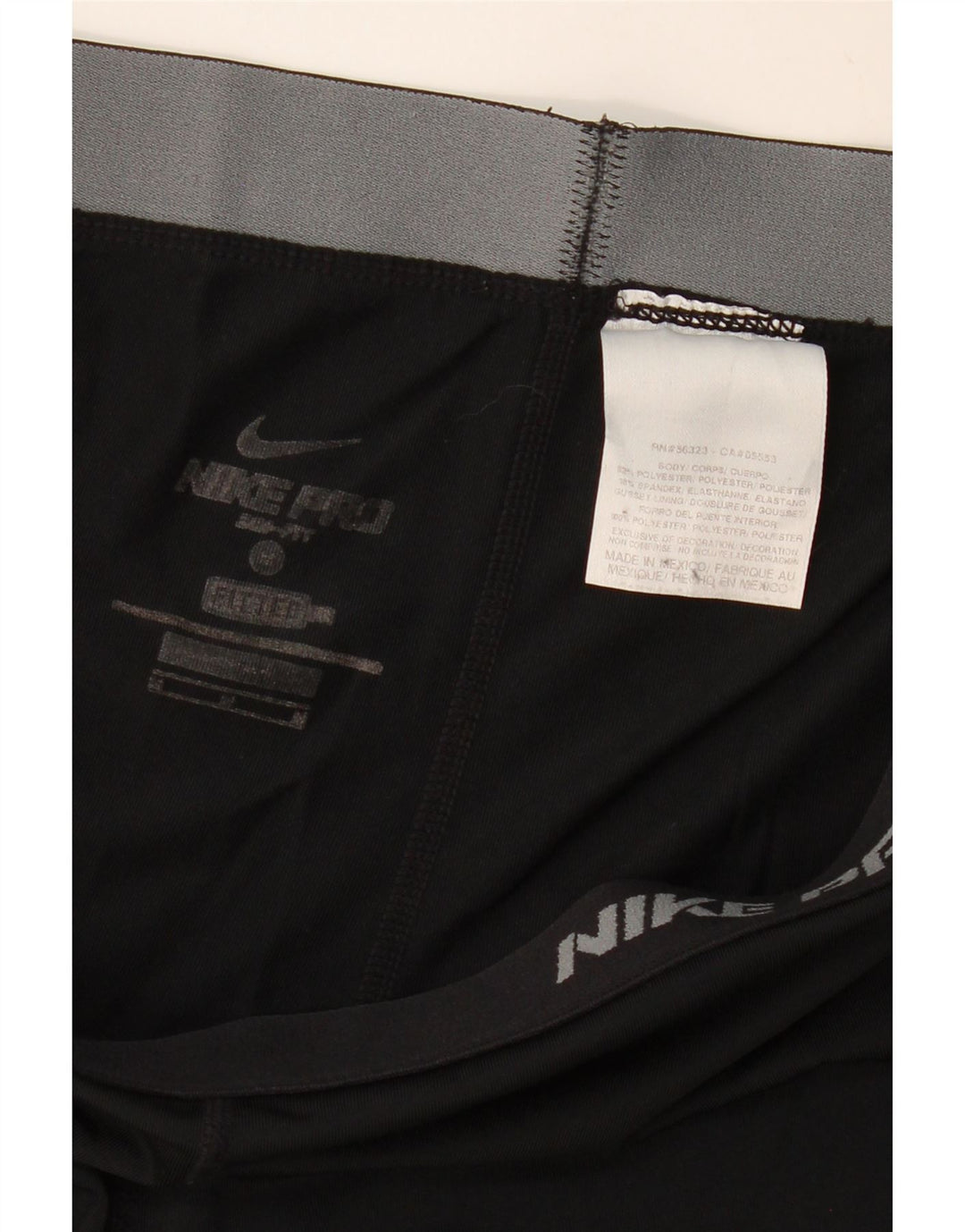 Nike Damen Dri Fit Trainingshose UK 12 Medium Schwarz Polyester