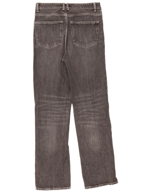 Zara Herren Straight Jeans EU 40 Medium W30 L32 Graue Baumwolle